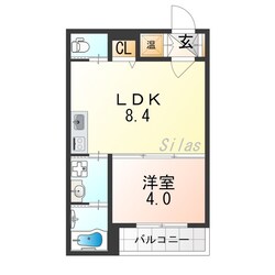 萱島駅 徒歩11分 2階の物件間取画像